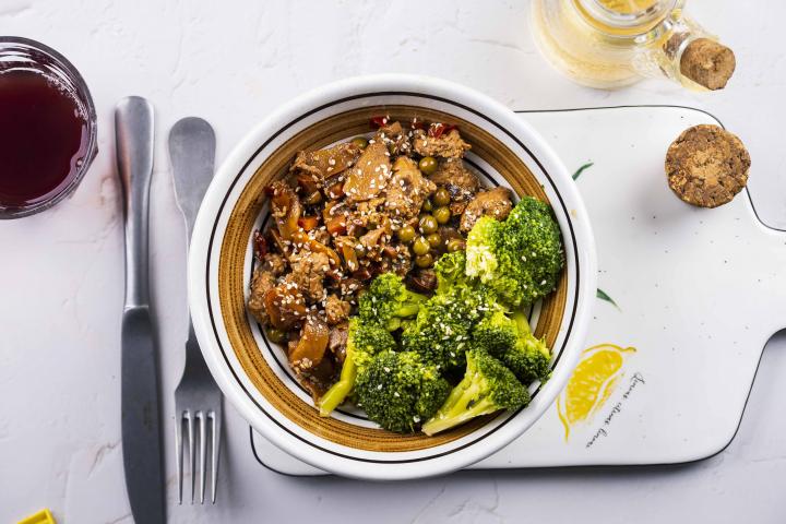 Ground Turkey Teriyaki Bowl & Broccoli 2