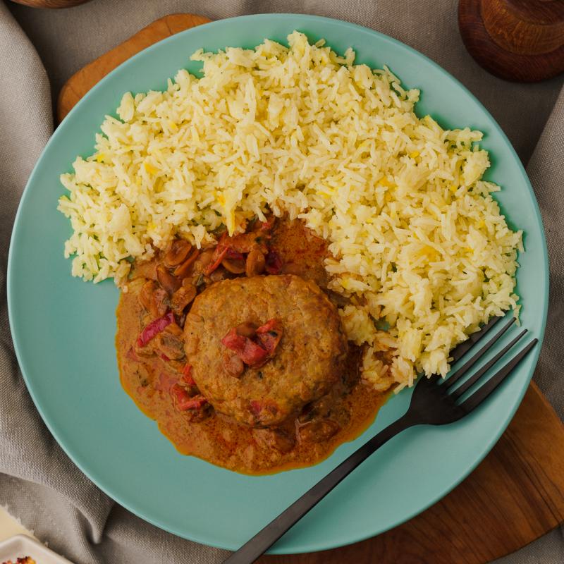 Turkey Meatballs & Fragrant Rice