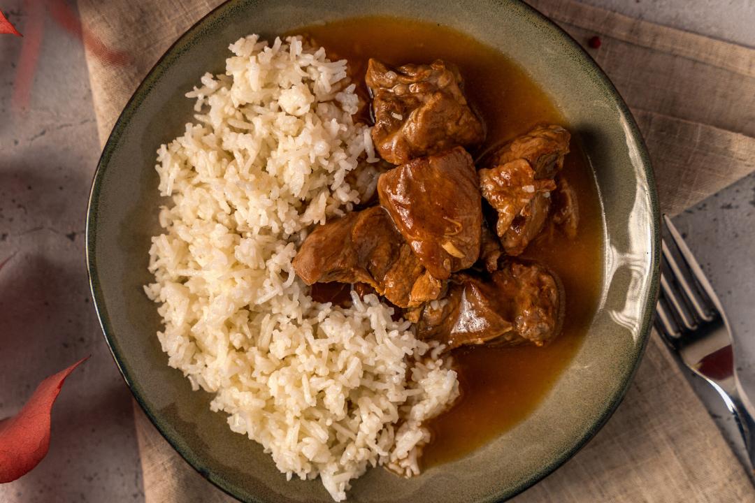 Pork Filipino Stew & Orez Jasmin
