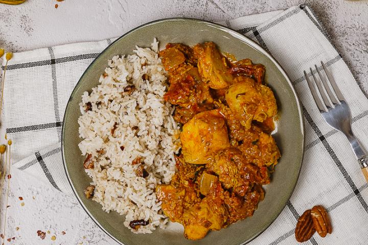 Spicy Brazilian Chicken & Orez cu Lamaie si Nuci Pecan 1