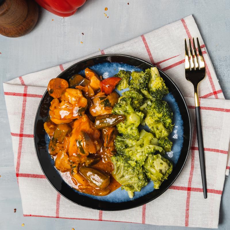 Cajun Chicken and Chorizo & Broccoli