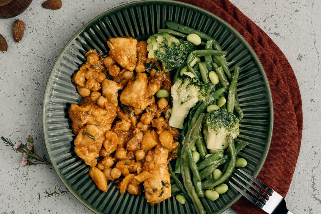 Royal Moroccan Chicken & Mix de Legume Verzi