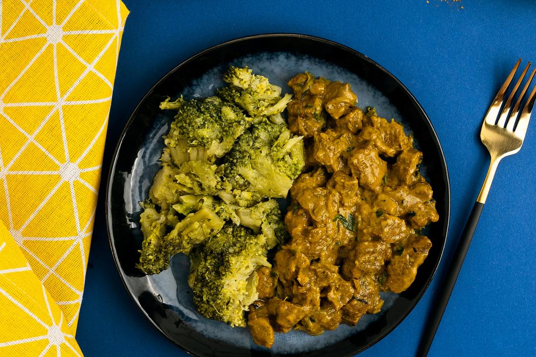 Beef Curry & Broccoli