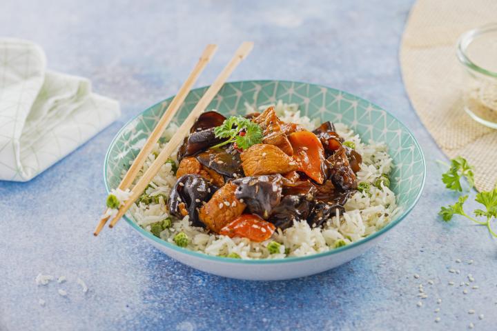 Curcan Dulce Acrisor & Orez Jasmine si Mazare ( Promotie)