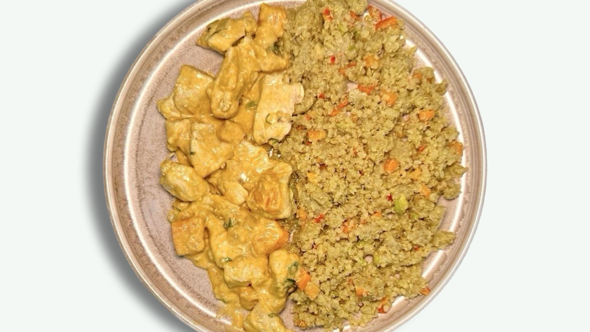 Chicken Curry & Quinoa cu Legume 2