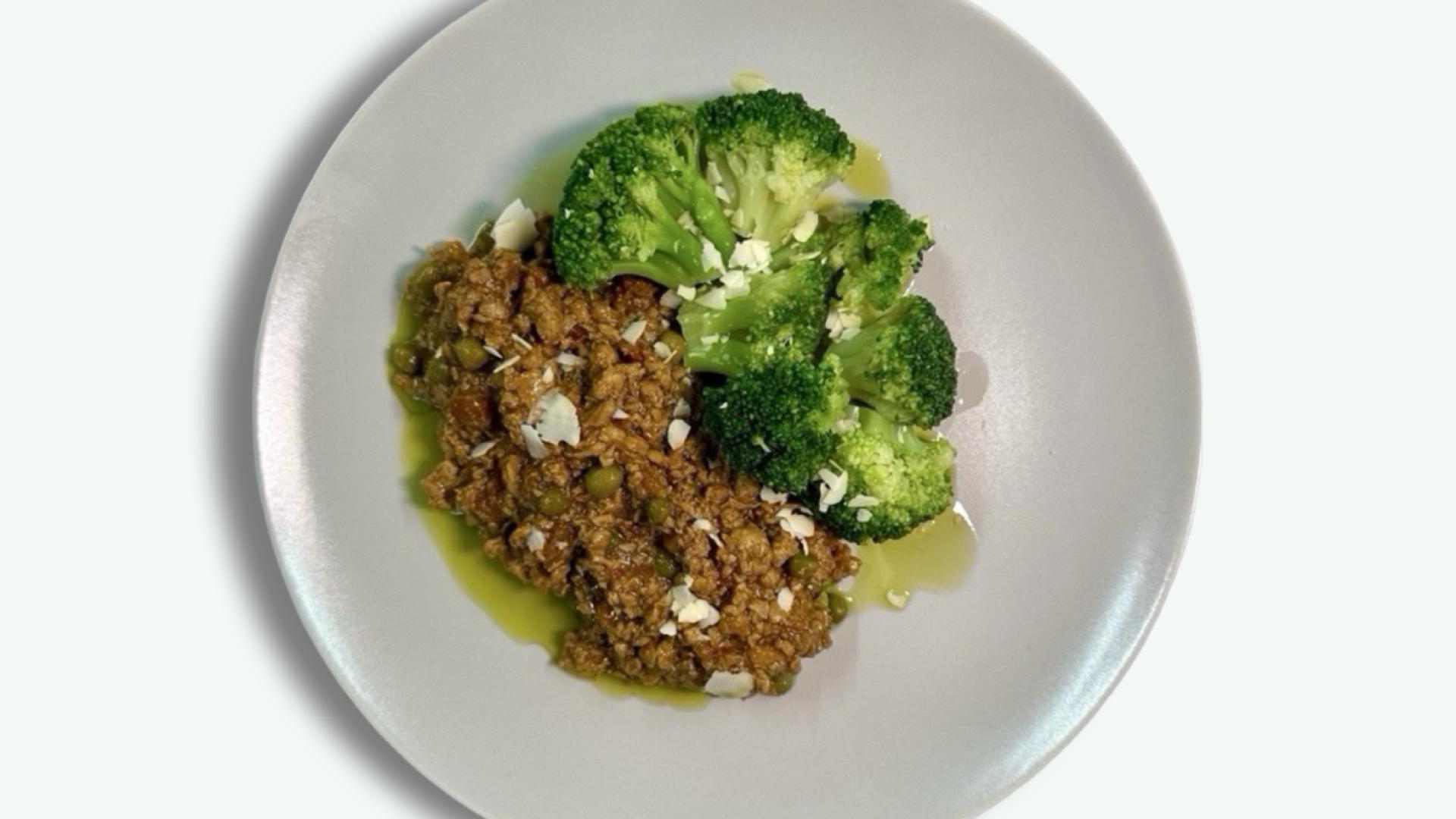 Ground Turkey Teriyaki Bowl & Broccoli 1