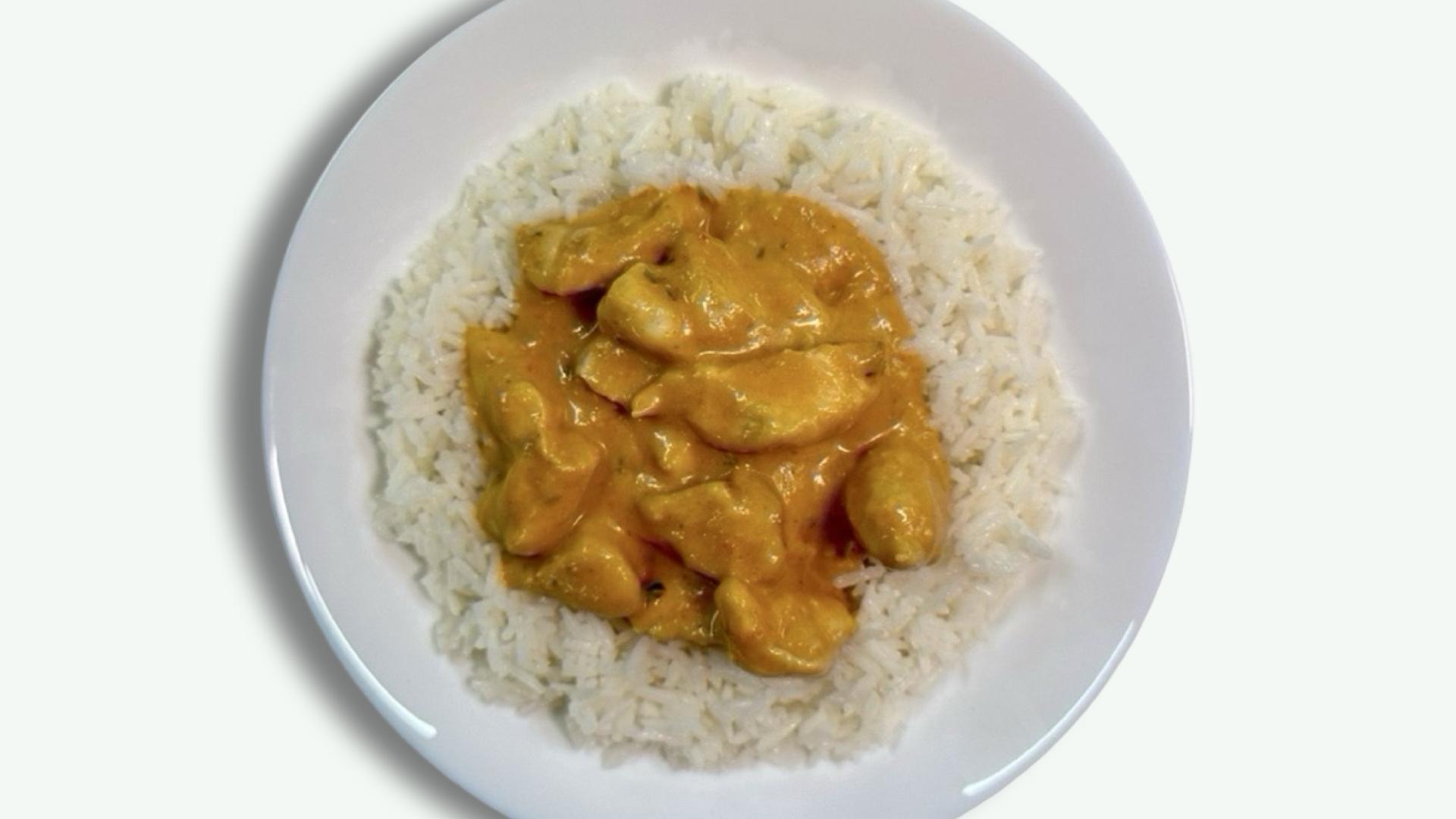 Butter Chicken & Orez Jasmine 1