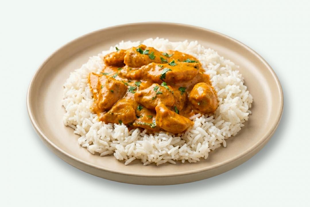 Butter Chicken cu orez jasmine