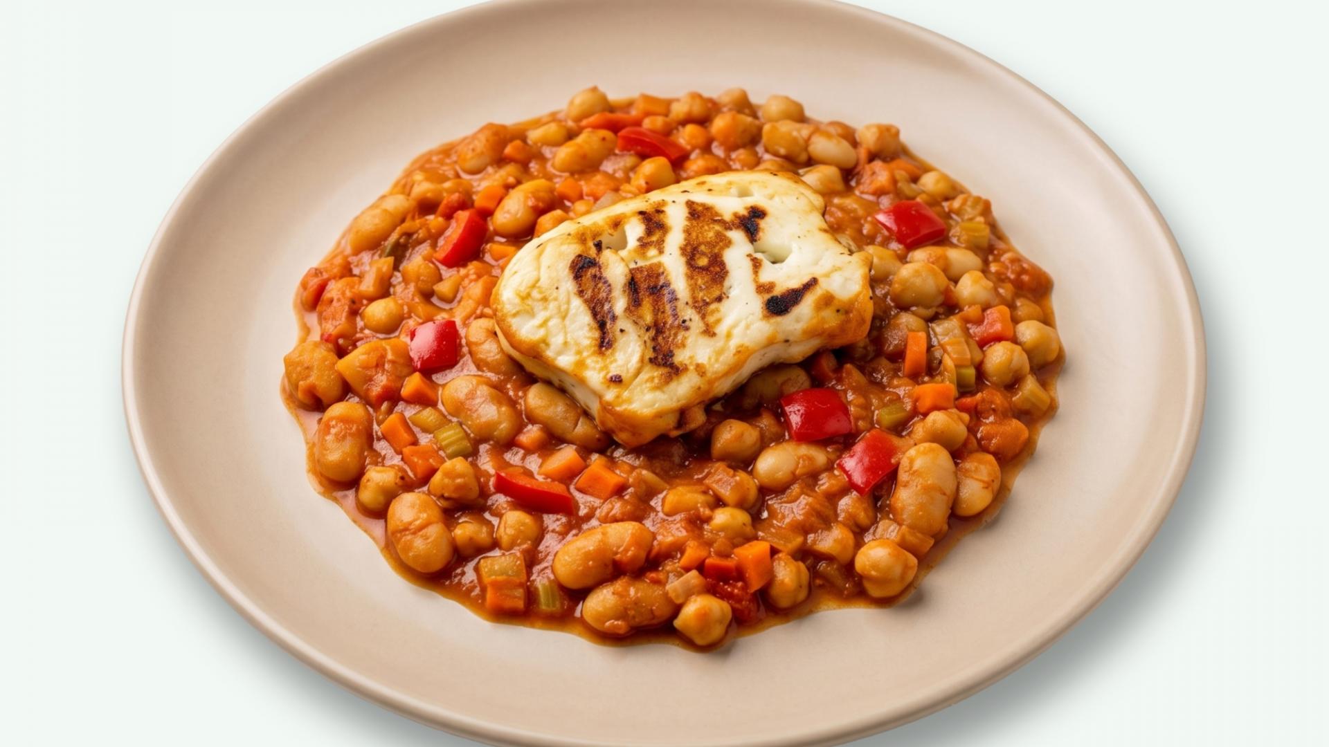 Halloumi Bean Stew