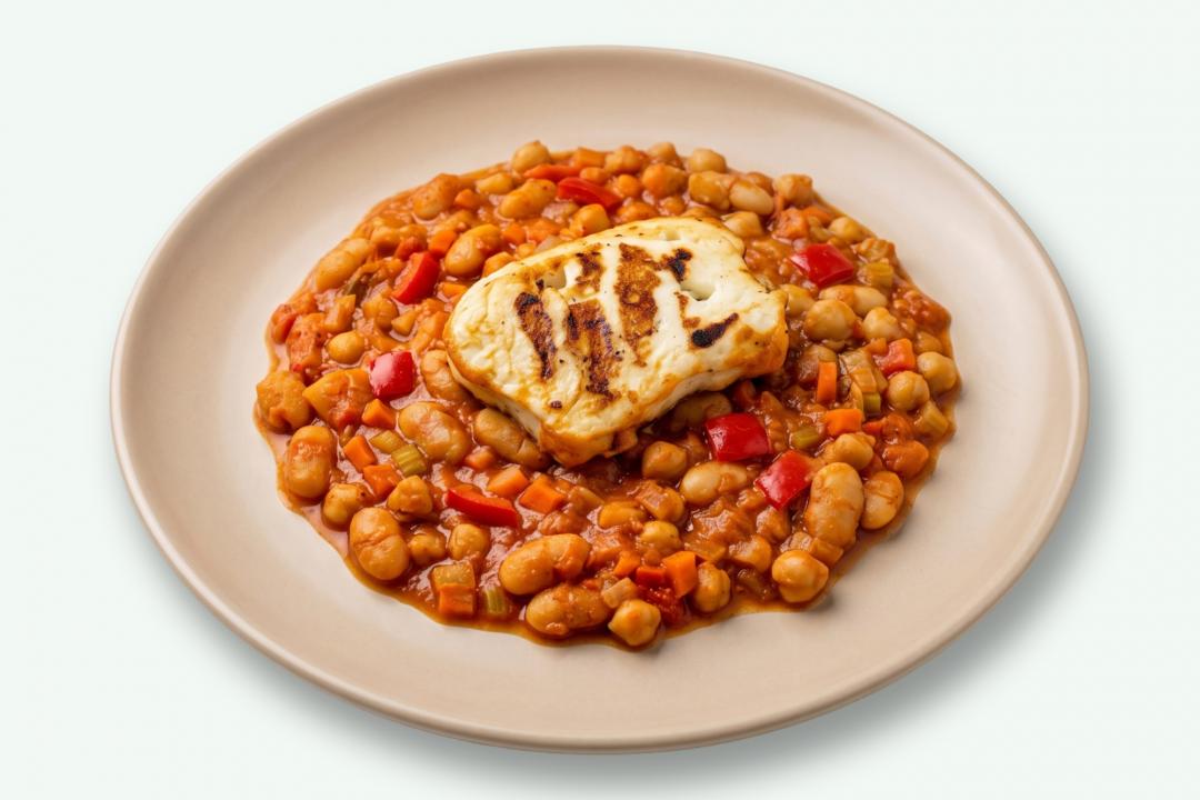 Halloumi Bean Stew